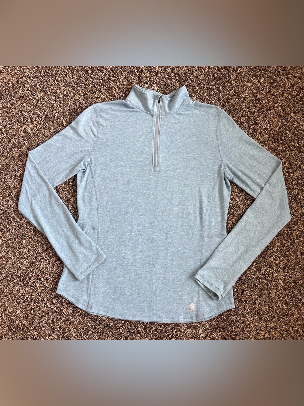 Carhartt Women's Force Lightweight Quarter-Zip Pullover - size Small (4-6)